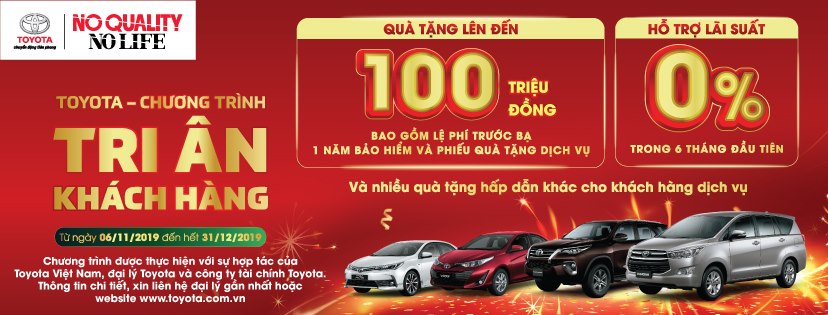 DEAL ĐỨNG CUỐI NĂM CÙNG BỘ TỨ CHIẾN BINH TOYOTA